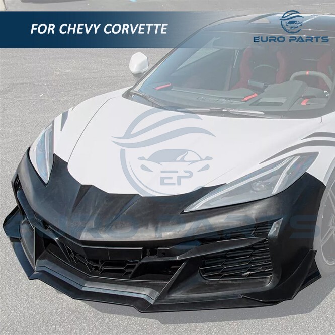 Fits 2020-2025 Chevy Corvette C8 Z06 Style Front Bumper kit Conversion
