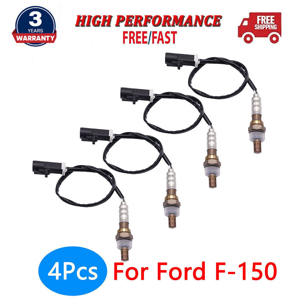Set of 4 Motorcraft Oxygen O2 Sensor for 97-08 Ford F150 Pickup 4.2L 4.6L 5.4L