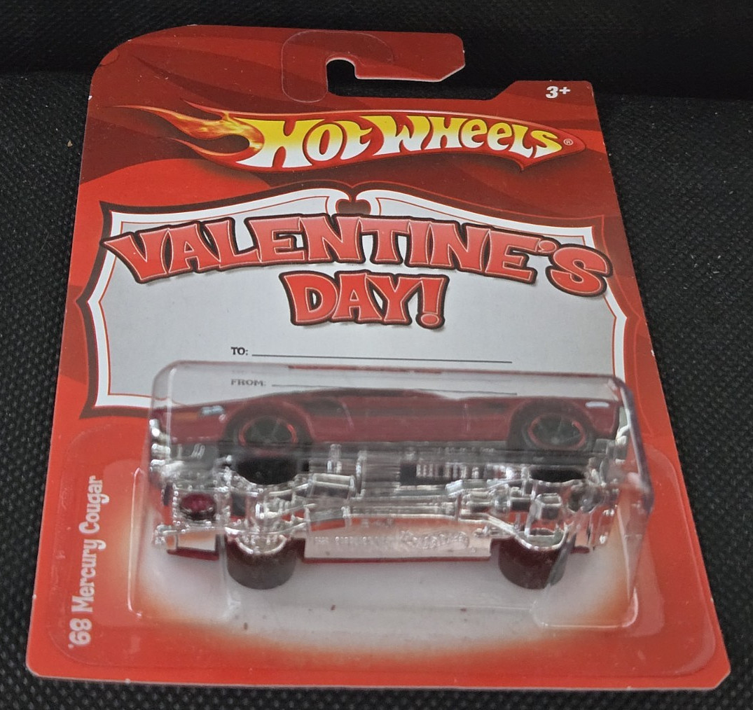 2009 Hot Wheels VALENTINES DAY '68 Mercury Cougar