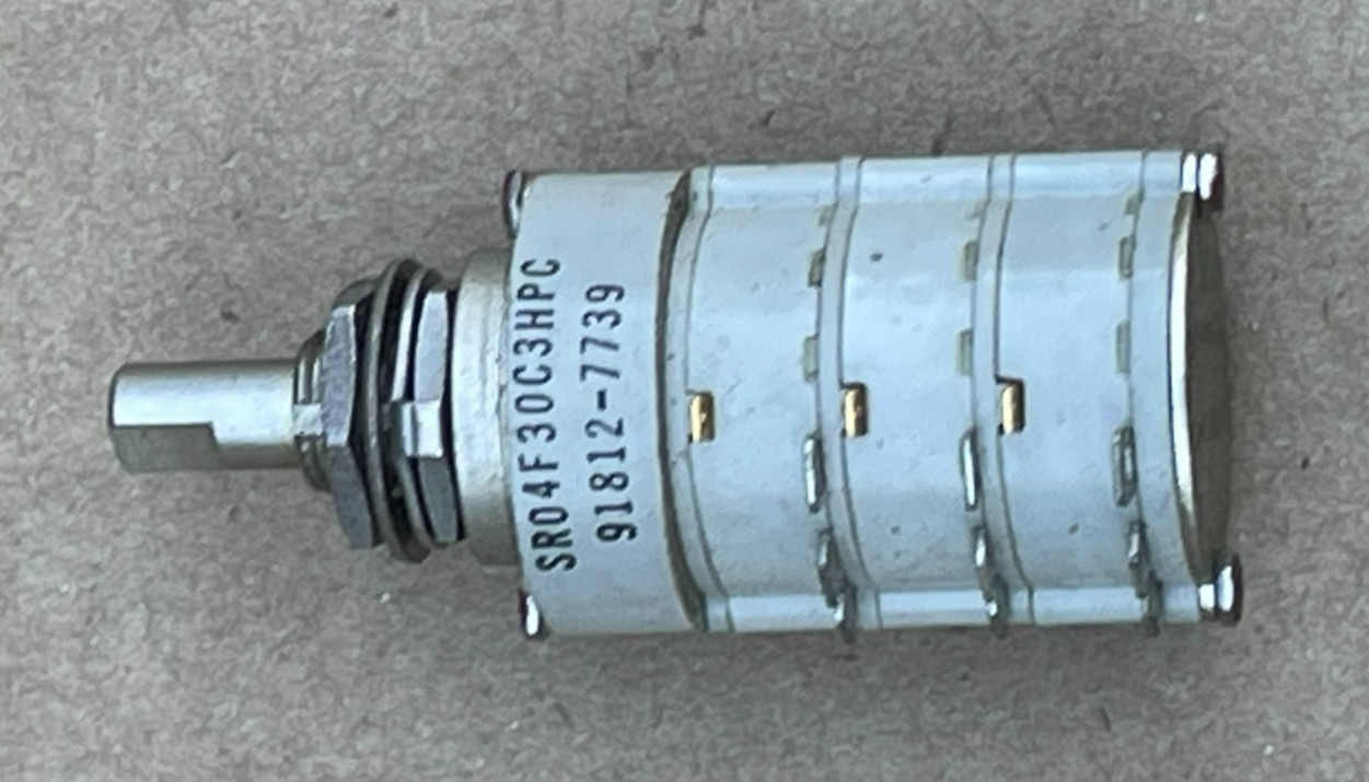 Janco Rotary Switch 2Amp / 115VAC, SR04F30C3HPC