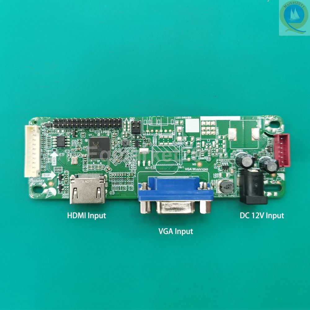 B154EW01 30pin LVDS Converter VGA LCD Display Controller Driver Board Kit HD-MI