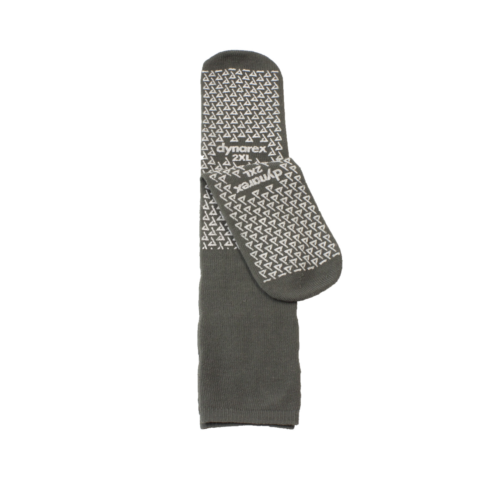 1 Pair Double Sided Anti-Slipper Socks, Non Skid Hospital, Travel 2XL Grey 2194&