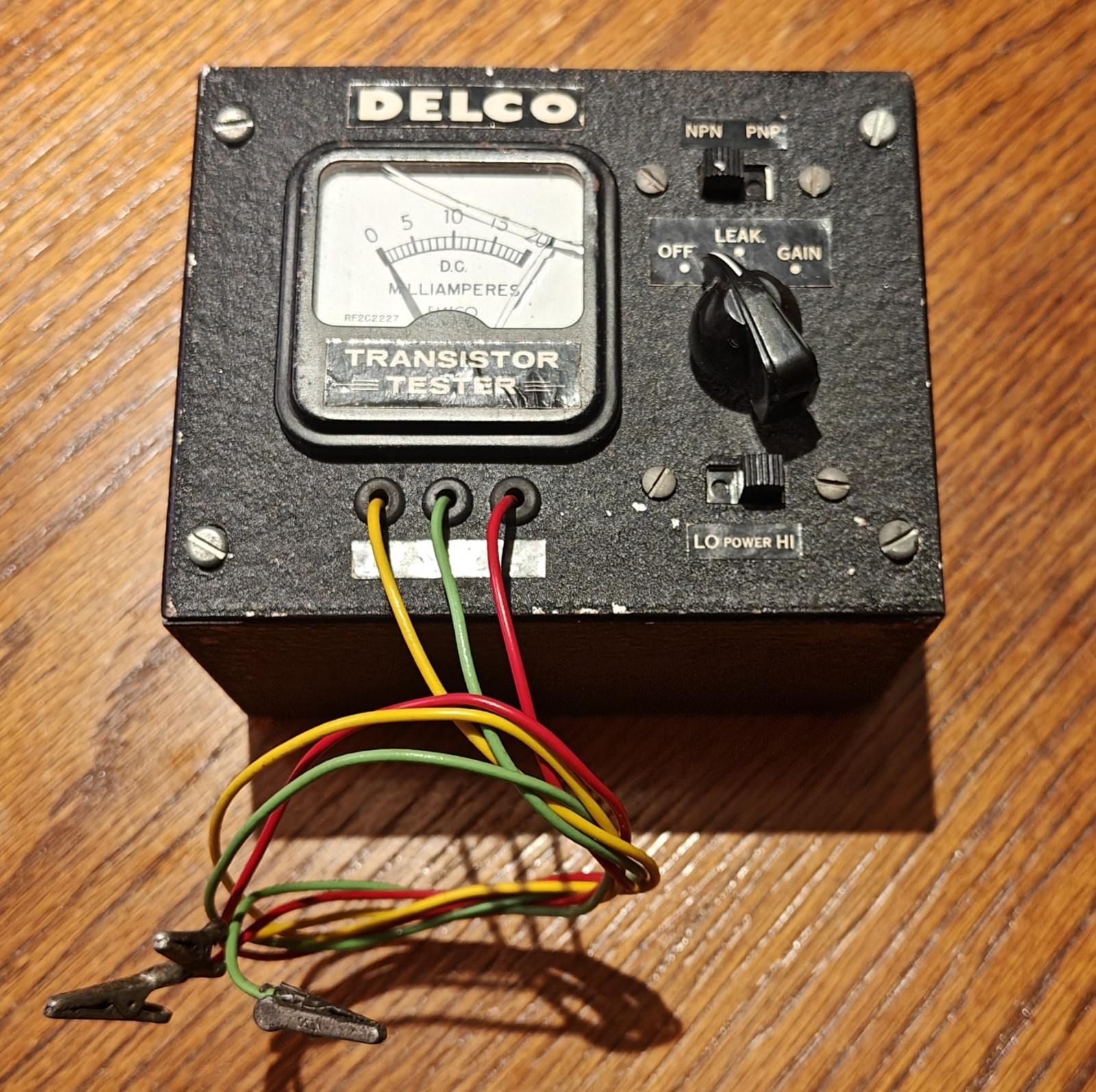 GM General Motors Delco Electronic Parts Antique Transistor Tester