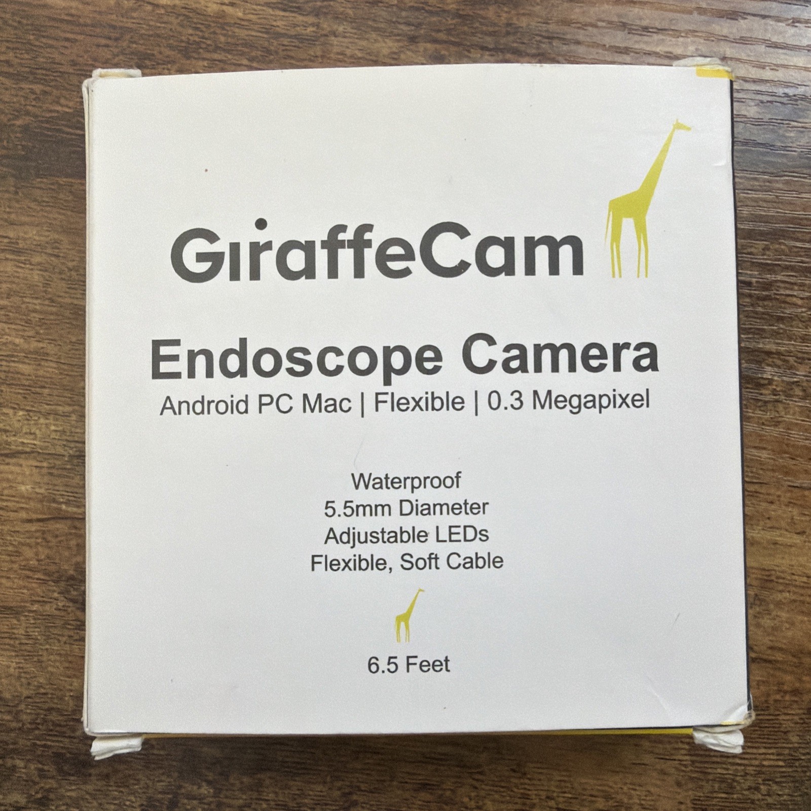 GiraffeCam Endoscope Camera USB, Waterproof, Android, PC, Mac, Flexible
