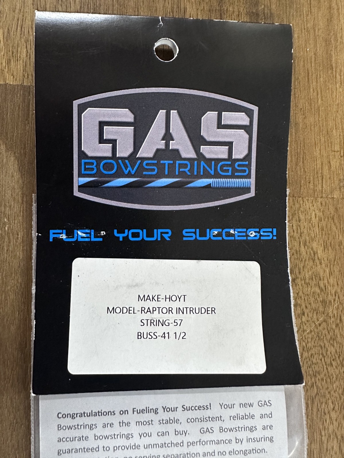 GAS Bowstrings - HOYT RAPTOR INTRUDER / 57 / 41 1/2