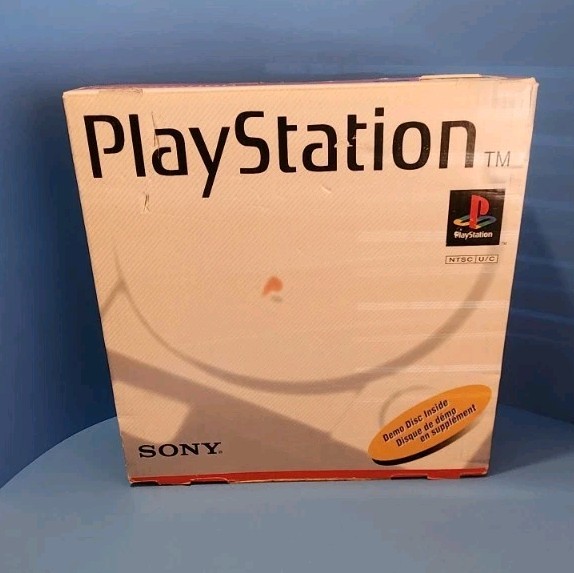 Open Box (New) Sony PlayStation 1  Console  Mint+  in Box 1998 Retro tested