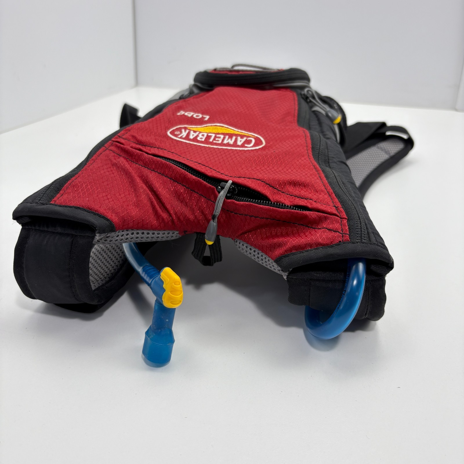 Camelbak Lobo Hydration Pack w/ Bladder Red Hiking Backpack Outdoor Camping