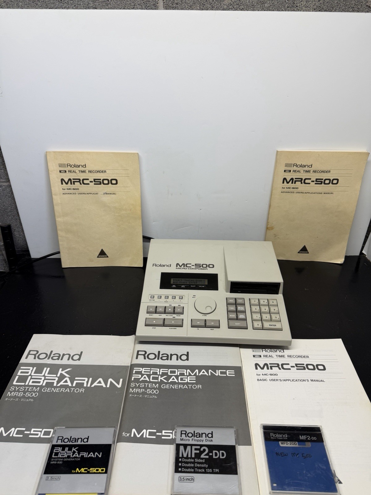 Vintage 1980s Roland MC-500 Micro Composer Includes Startup Disc And More!