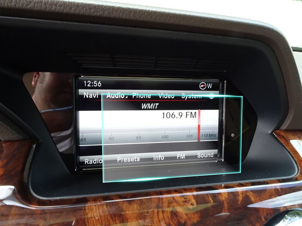 Crystal Clear Screen Protector for 2013 Mercedes Benz GLK350 Vehicle Navigation