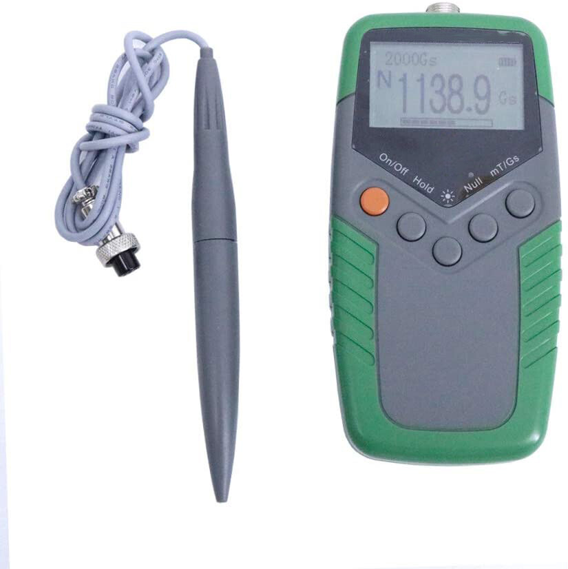 Digital Gaussmeter Tesla Meter Tester with Accuracy 1 Percent Max Range 2000mT