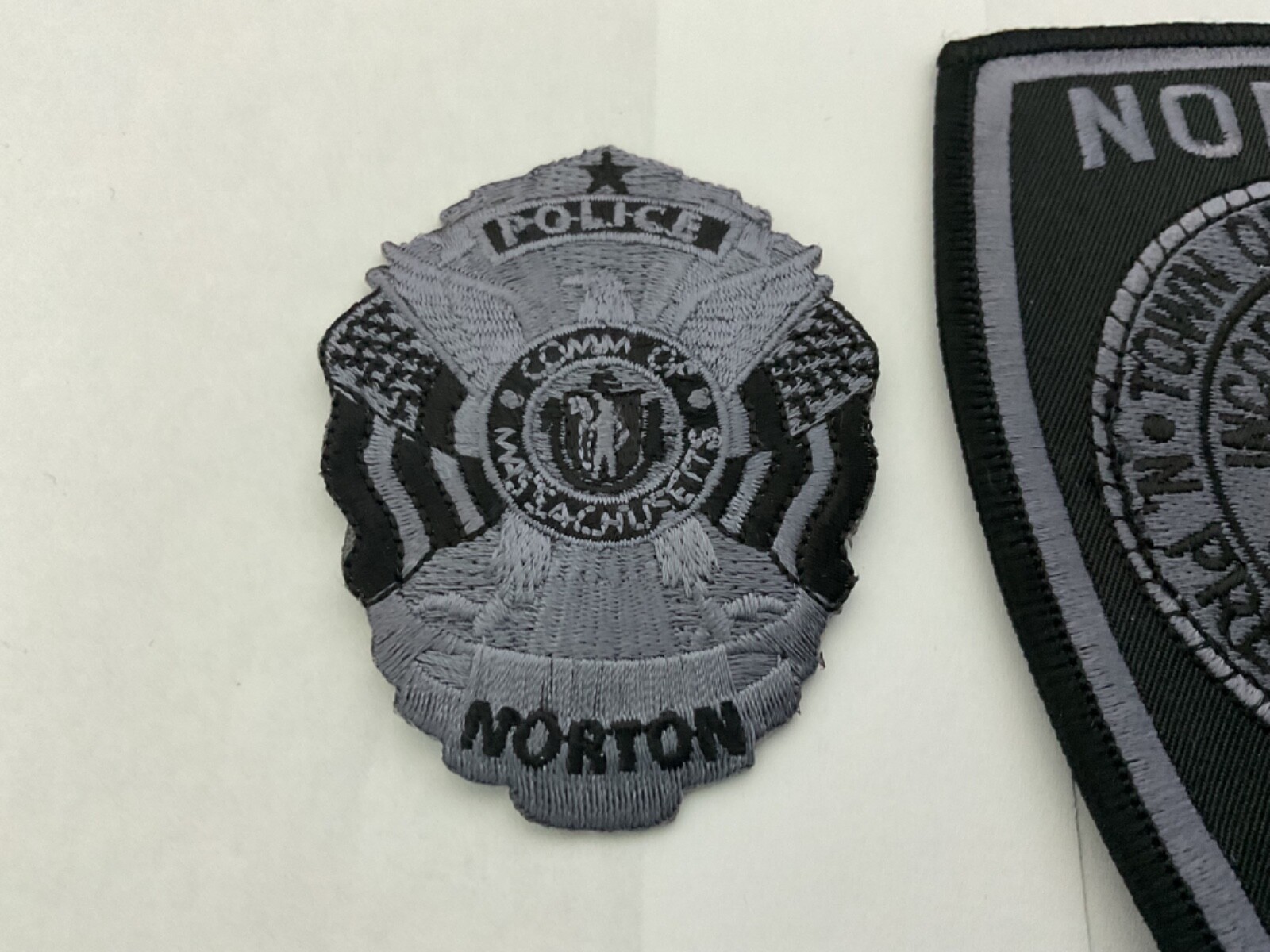 Norton Police Massachusetts collector patch set