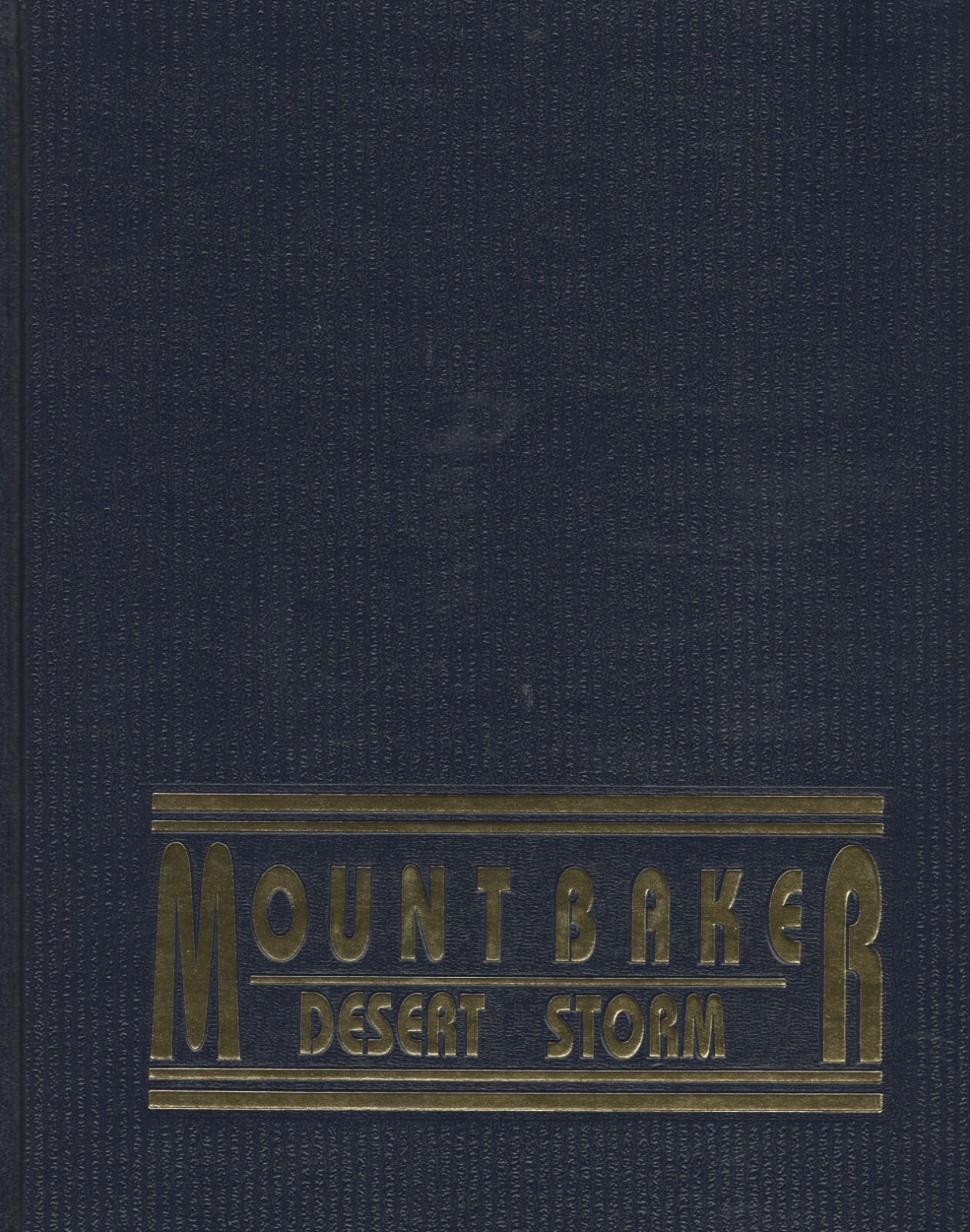 ☆ USS MOUNT BAKER AE-34 DESERT STORM DEPLOYMENT CRUISE BOOK YEAR LOG 1991-92 ☆
