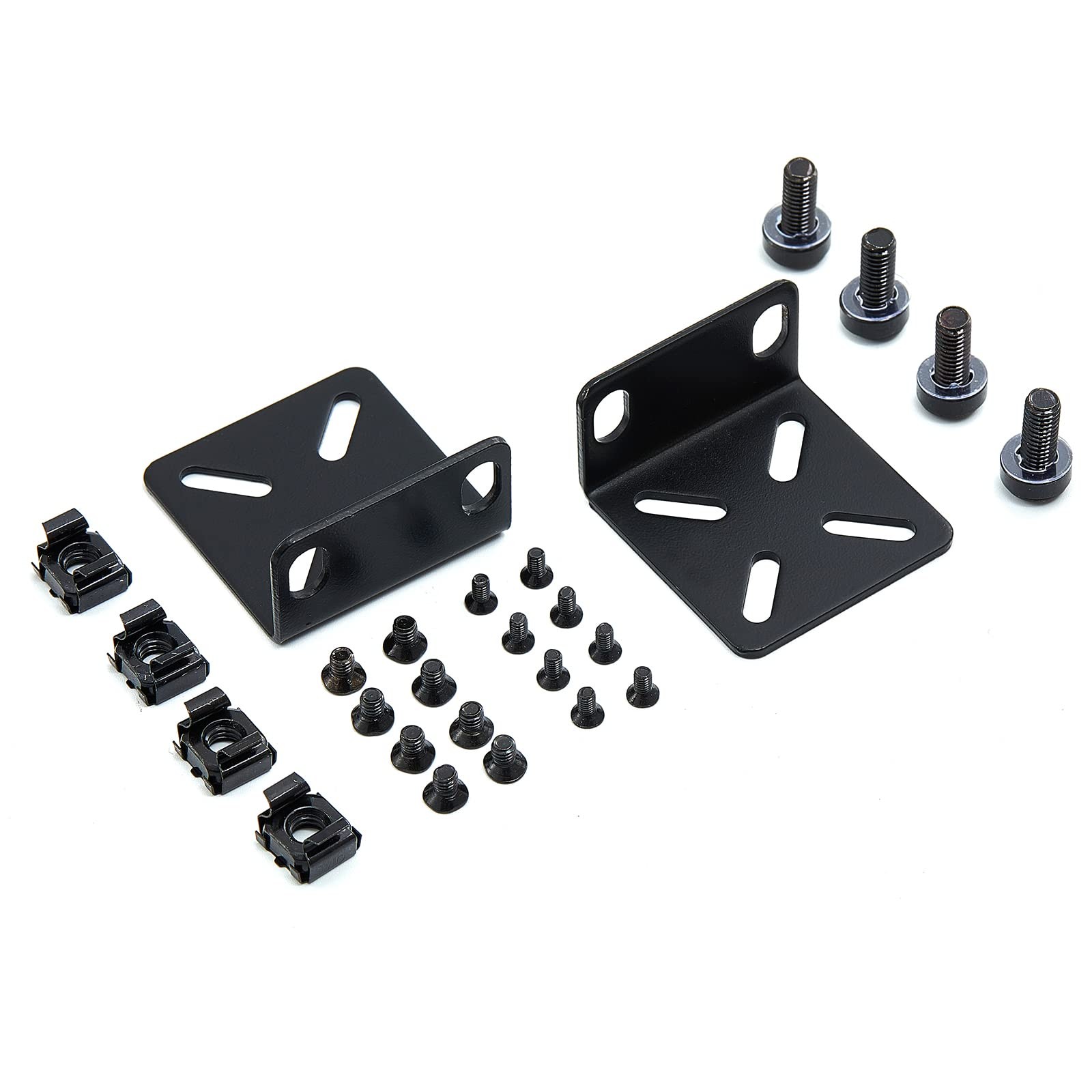 Phyinlan Rack Mount Kit Universal 1U Rack Ears With Adjustable Holes D