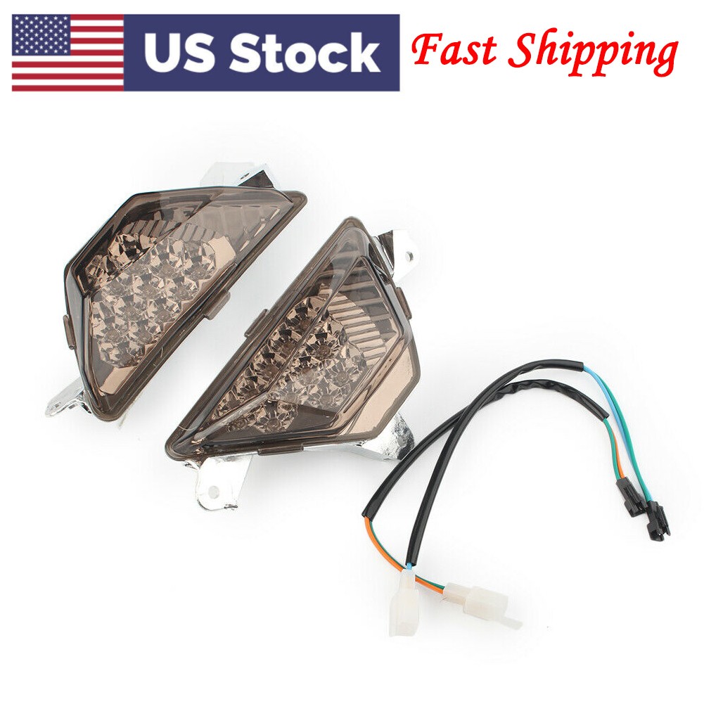 Motorcycle Turn Signal Indicator Amber Light For 13-17 Kawasaki Ninja 300R EX300