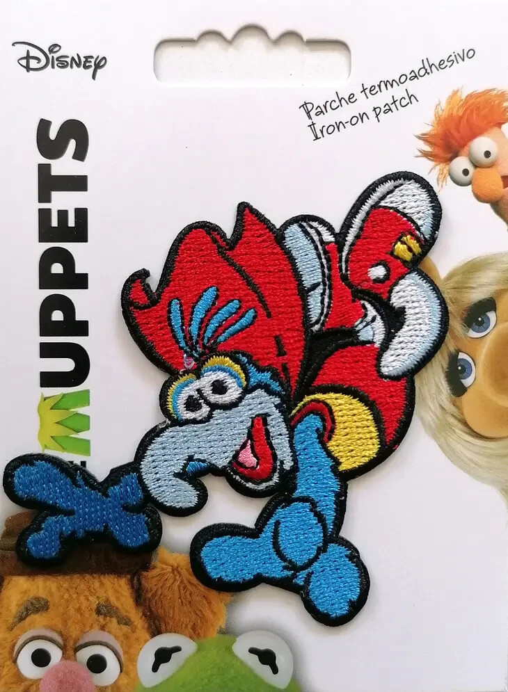 Disney Muppets Iron-On Patch: Flying Super Gonzo Flying New Free Shipping
