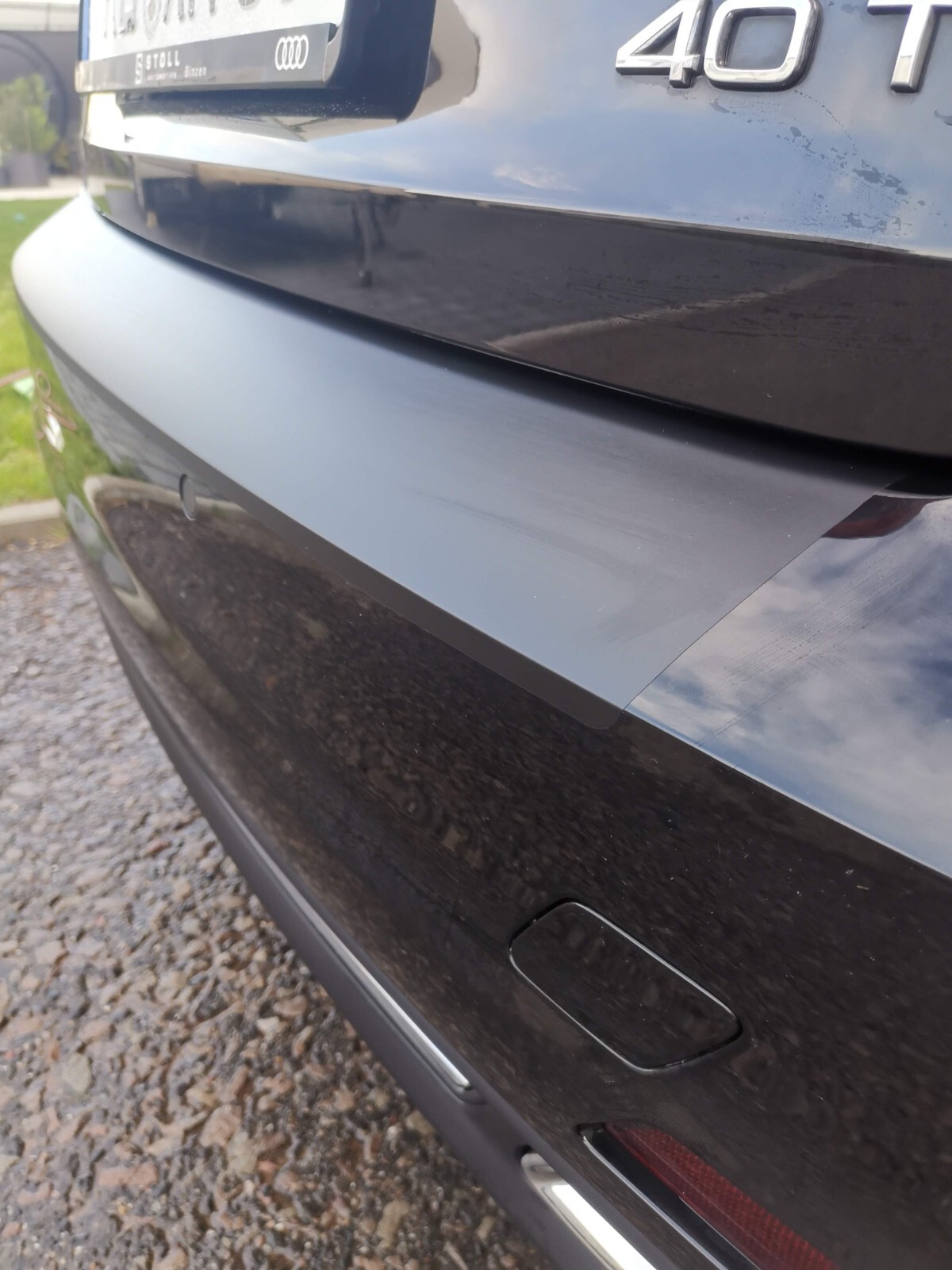 Load Sill Protector Fits Audi A1 Sportback 2012-2018 8X Matte Black