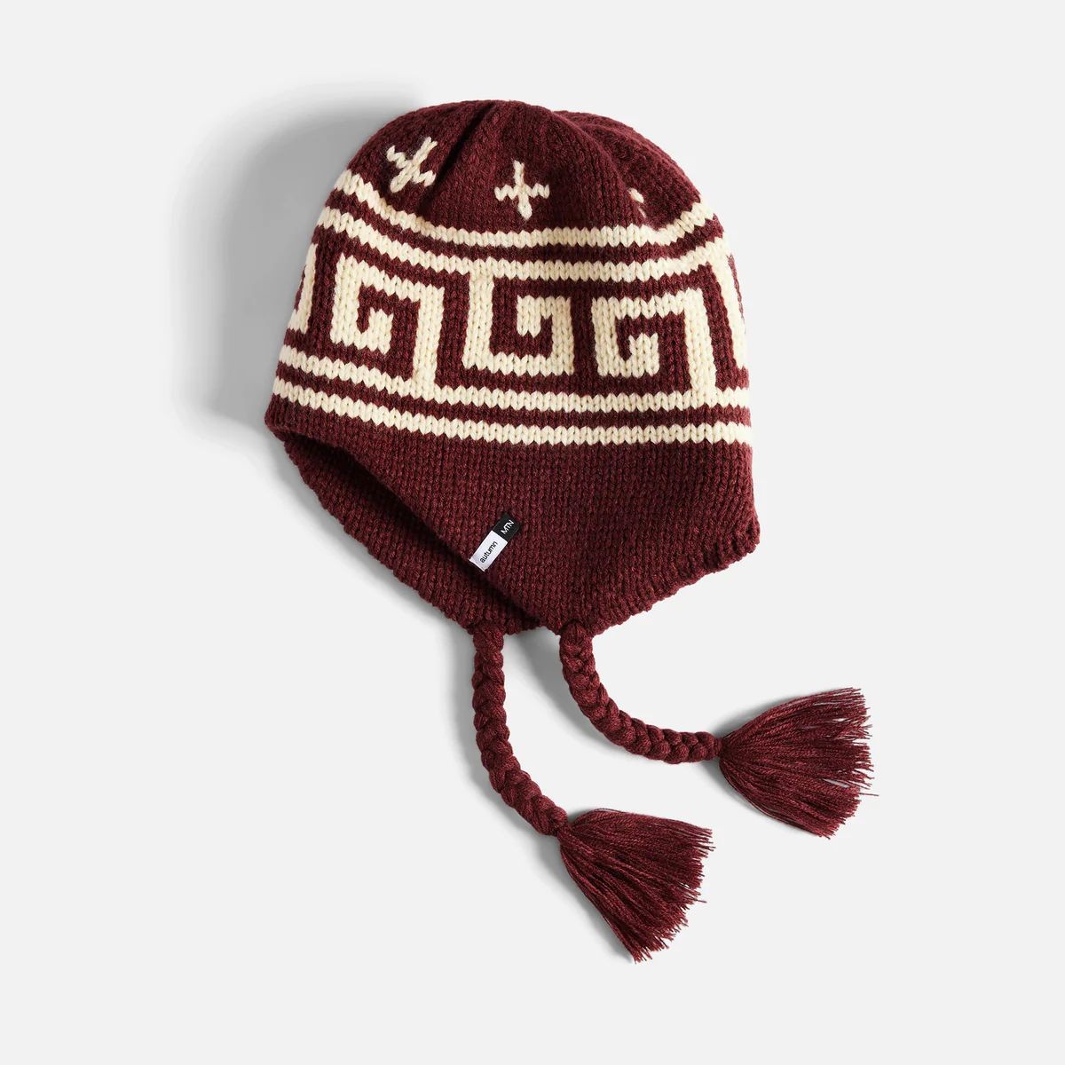 Autumn Niseko Ear Flap Hat, Burgundy