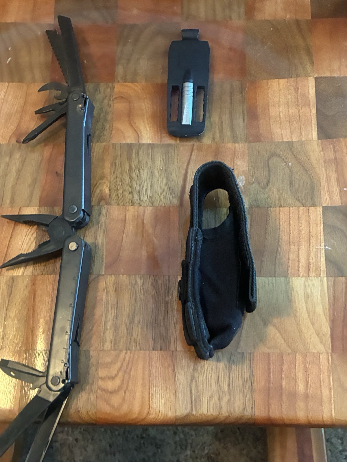 Rare Vintage Leatherman Core Black Oxide Multi-Tool - Date Code 0708 w/ Access