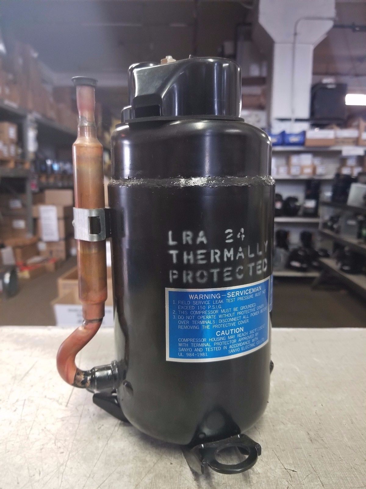 SANYO C-1R30H2B 5,000 BTU 115/1/60 R-22 ROTARY A/C COMPRESSOR
