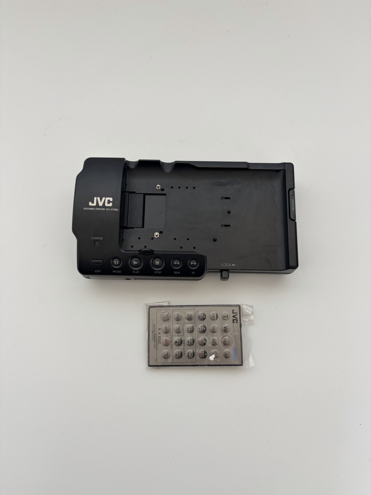 JVC Docking Station Model No. CU-V708U Video Camera Dock W/ Japan Remote No cord