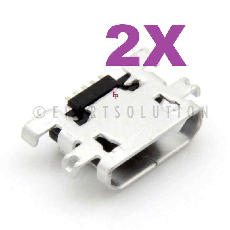 2X Amazon Kindle Fire HD8 SX034QT Micro USB Charger Charging Port Dock Connector
