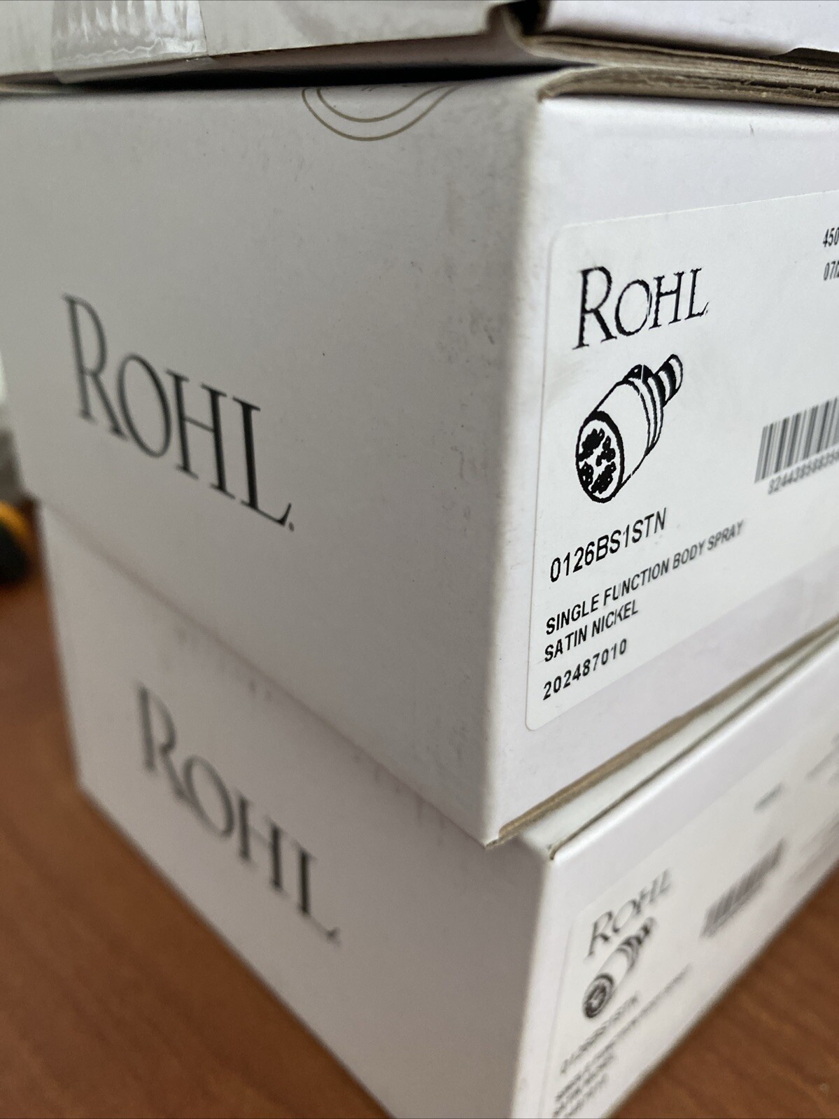 Rohl Single Function Body Spray - Satin Nickel | Model Number: 0126BS1STN