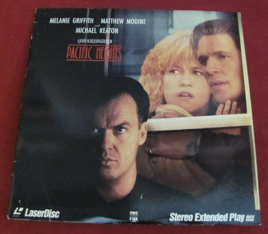 Laserdisc: Pacific Heights star Michael Keaton (1990, Laserdisc Mint, Sleeve VG+