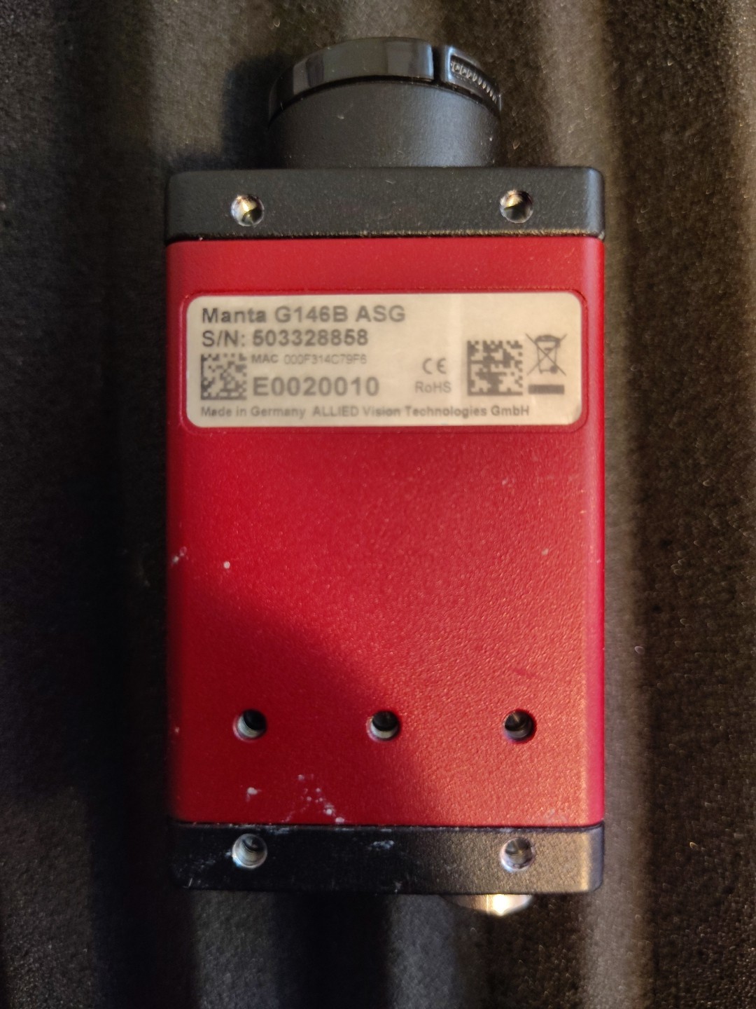 New Allied Vision G 145B ASG Manta Type 2/3 NIR CCD Camera