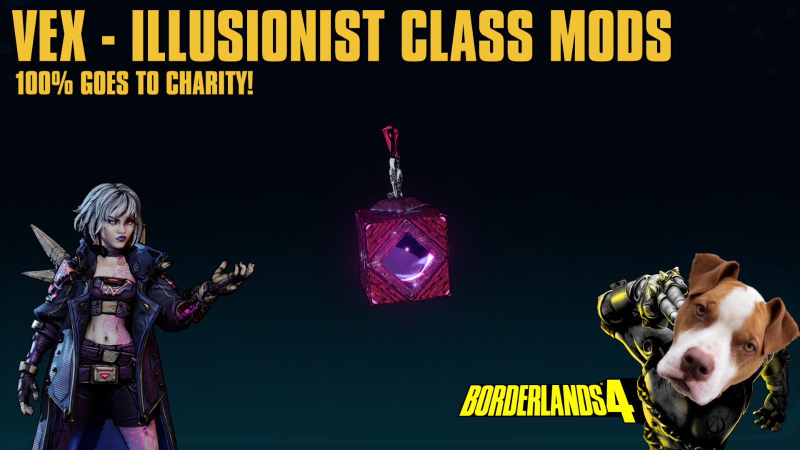 Borderlands 4 - VEX - ILLUSIONIST CLASS MODS - 100% CHARITY! (PC/PS/XBOX)