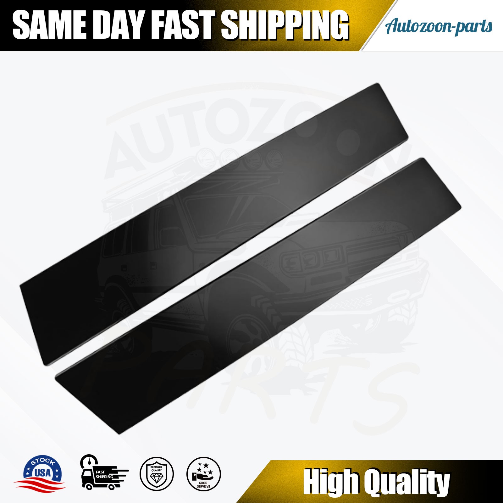 926-449,Driver and Passenger Side Glass Trim on B-pillar for Ford Explorer 11-16