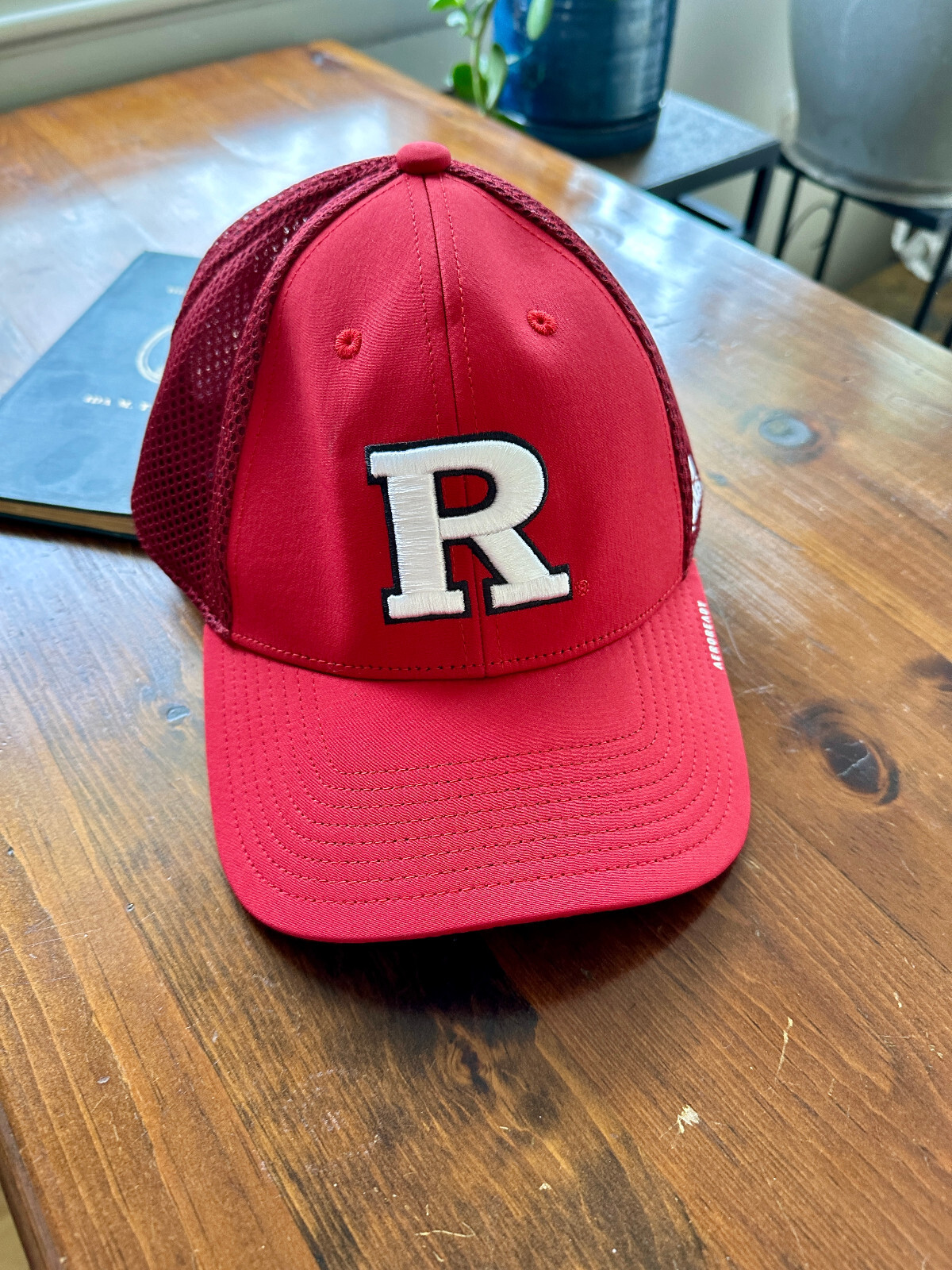 Rutgers Baseball Cap NCAA Official Scarlet Knights Hat with hook/loop Back New