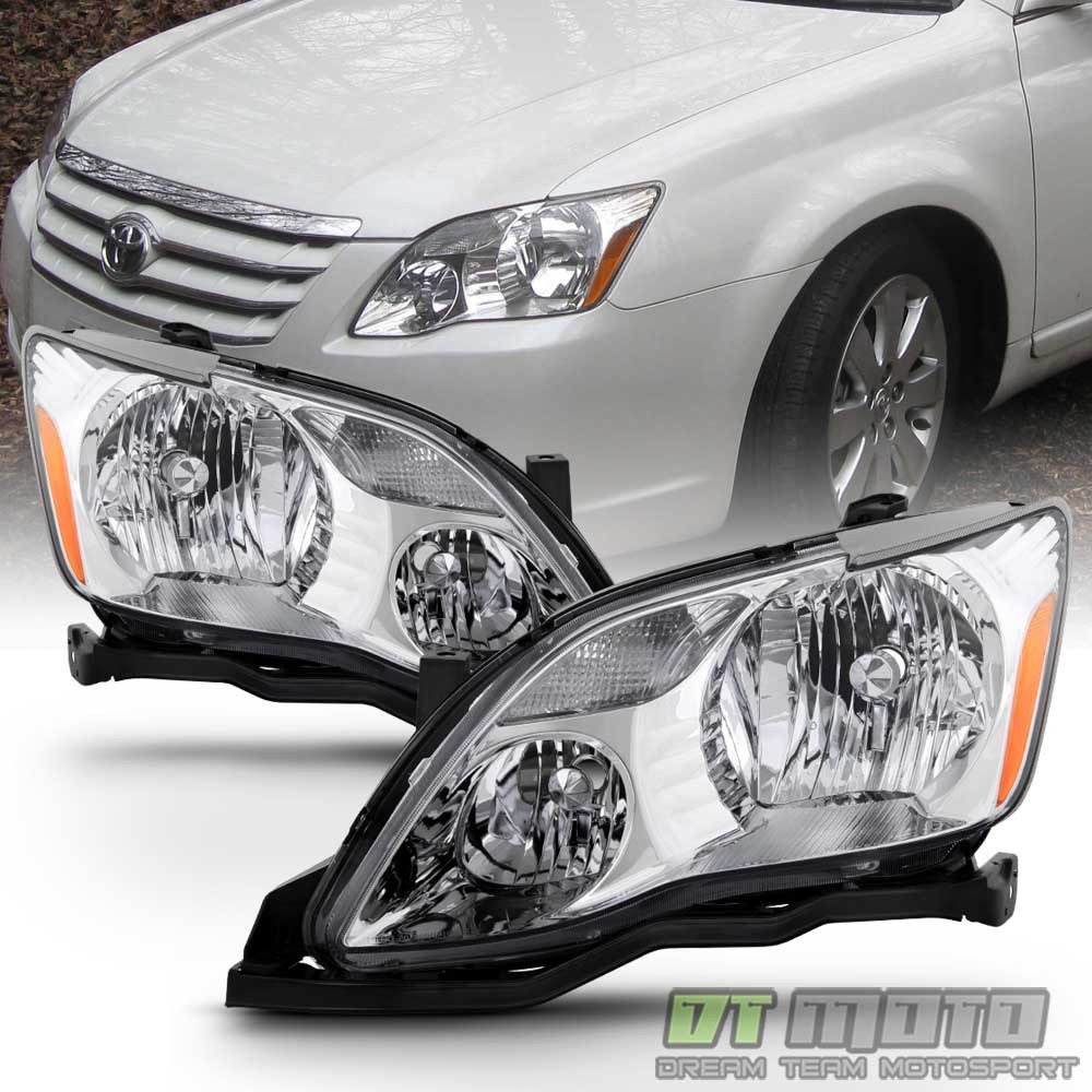 For Replacement 2005 2006 2007 Toyota Avalon Halogen Headlights lamps Left+Right