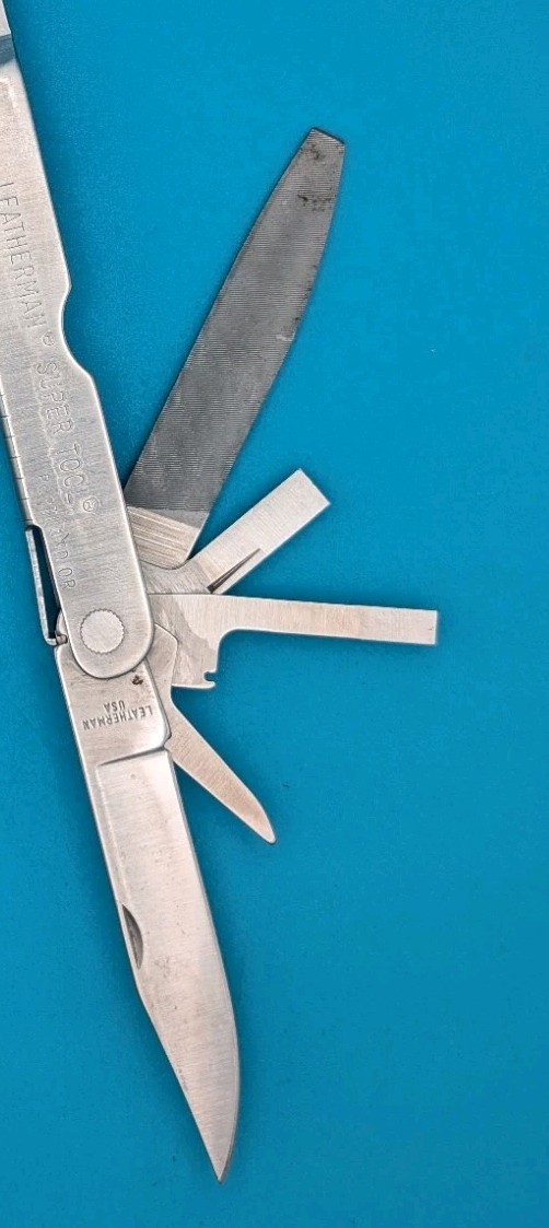 LEATHERMAN Super TOOL Multi Function Tool PLIERS, Stainless! 05/96 DATE