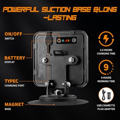Wireless Trailer Lights – Magnetic Trail Lights Upgraded 2.4GHz Version 5045