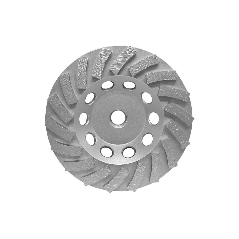 4'' x 5/8''-11 Concrete Turbo Cup Wheel Grinding Grinder 18 Segments Wet Dry