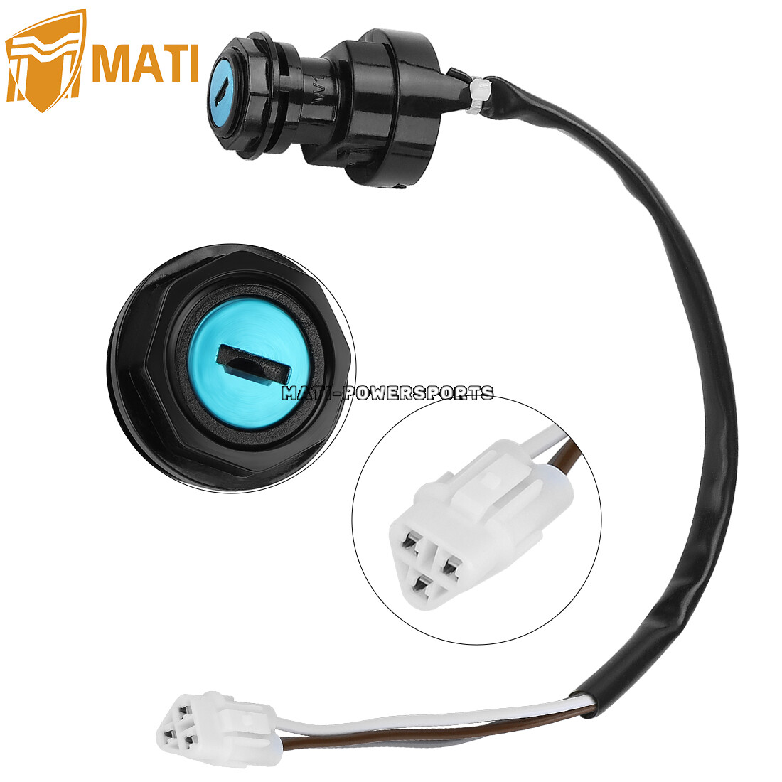 Ignition Key Switch For Kawasaki Prairie 650 700 KVF650 2002-03 KVF700 2004-06