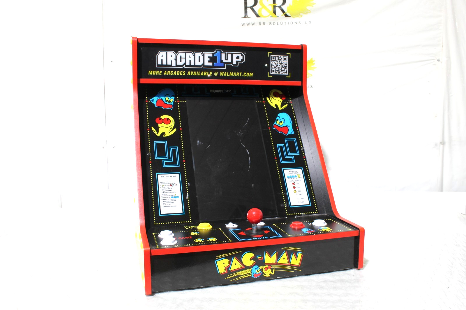 Arcade 1 up  PAC-A-501030 missing power cord/ USED/ Untested for power