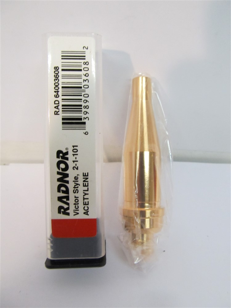Radnor 64003608 , 2-1-101 , Victor Style Acetylene Cutting Tip - Tip Size 2