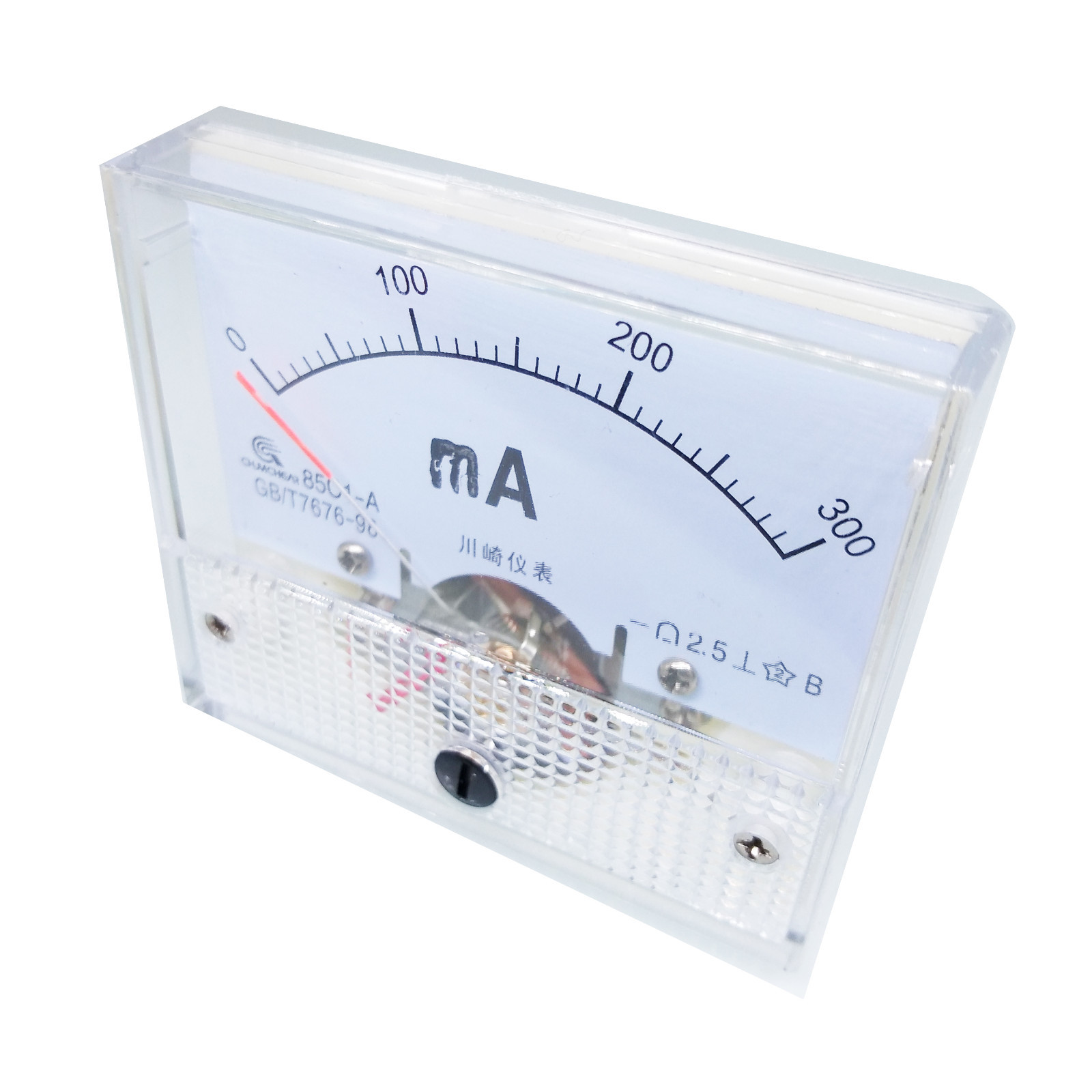 Analog Panel AMP Current Ammeter Meter Gauge 85C1 0-300mA DC