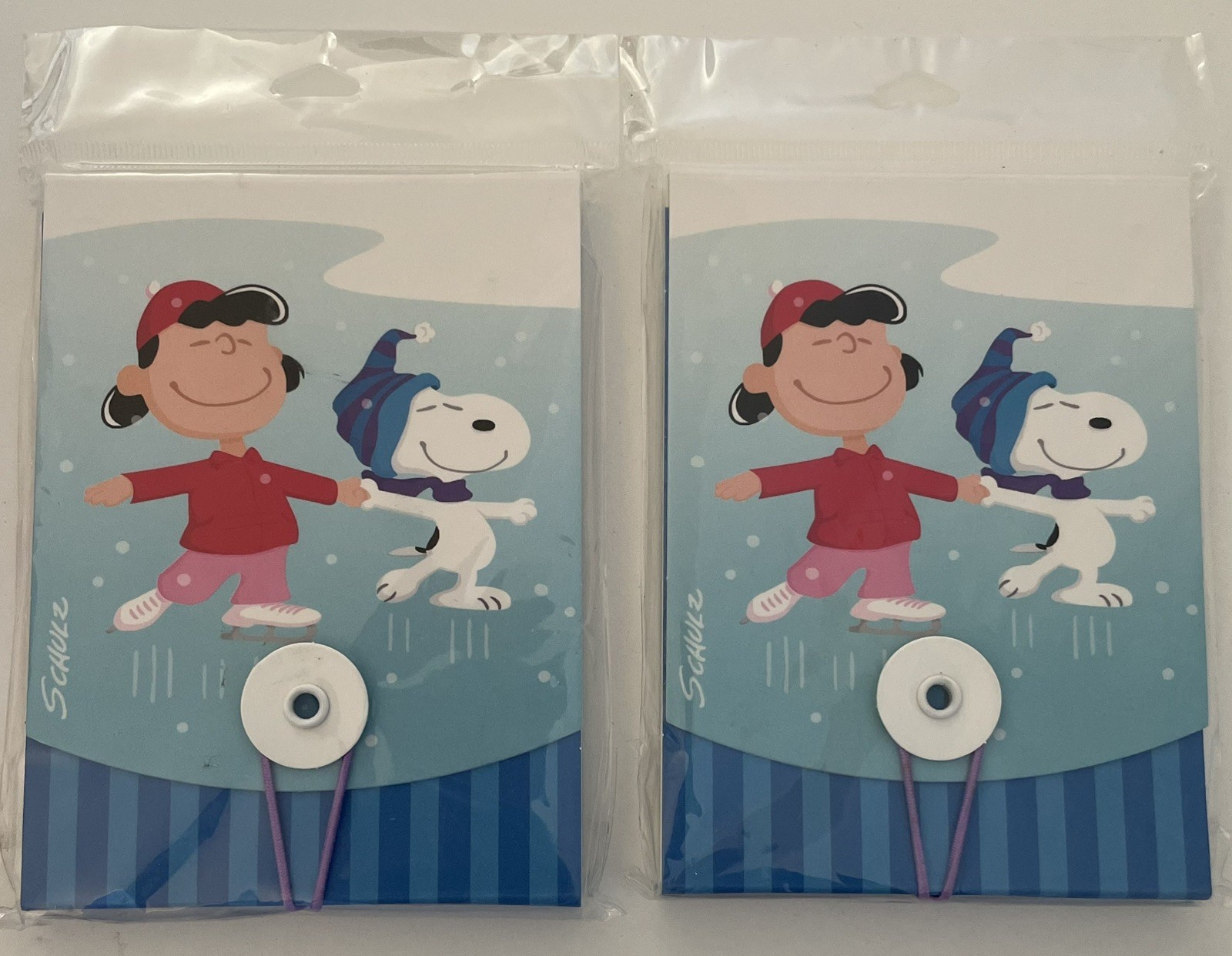 2pc Hallmark Peanuts Snoopy Mini Memo/Note Pad