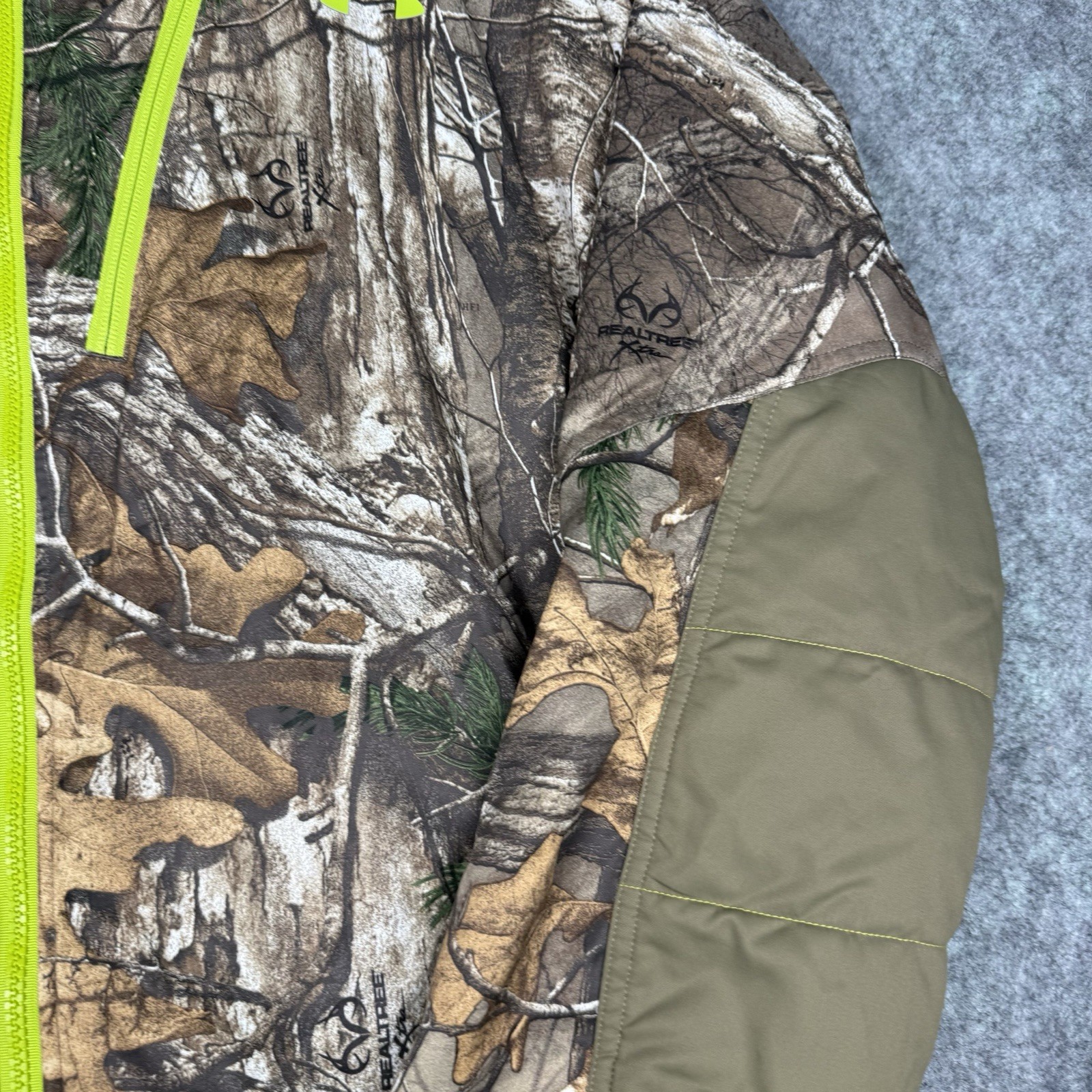 Under Armour Scent Control Infrared Camo Hooded Barrier Jacket Realtree 2XL