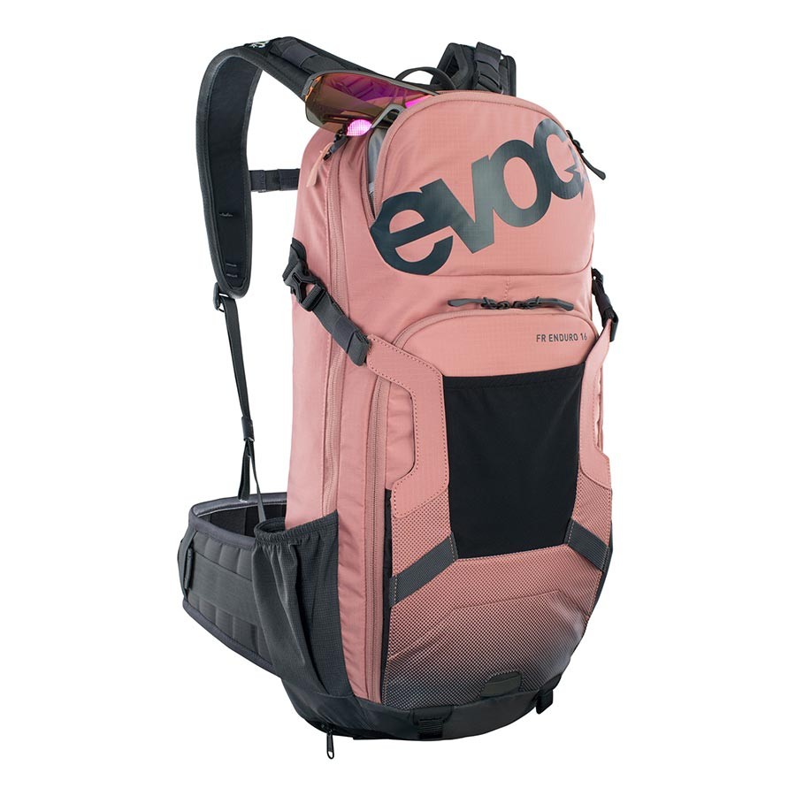 EVOC FR Enduro Backpack 16L with Removable Back Protector, Hydration Compatible