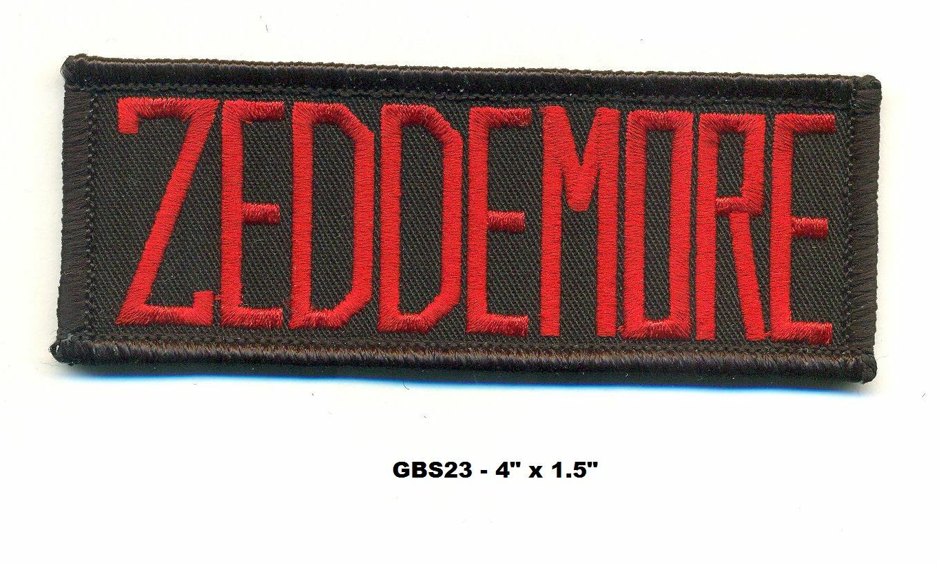 ZEDDEMORE GHOSTBUSTERS KIDS SIZE NAMETAPE - GBS23