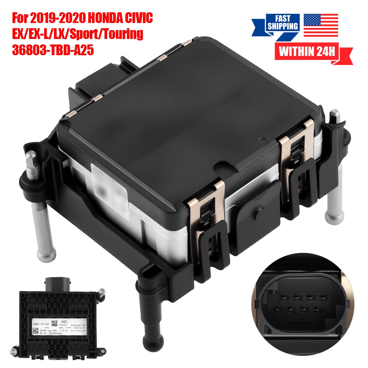 36803-TBD-A22 FOR 2019 2020 2021 Honda Civic Front Radar Cruise Control Sensor