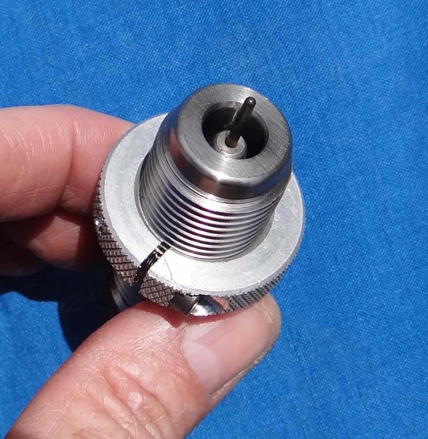 Un-Used RCBS 357 Maximum Max Reloading Die Set Steel Sizer Seat & Bell Dies