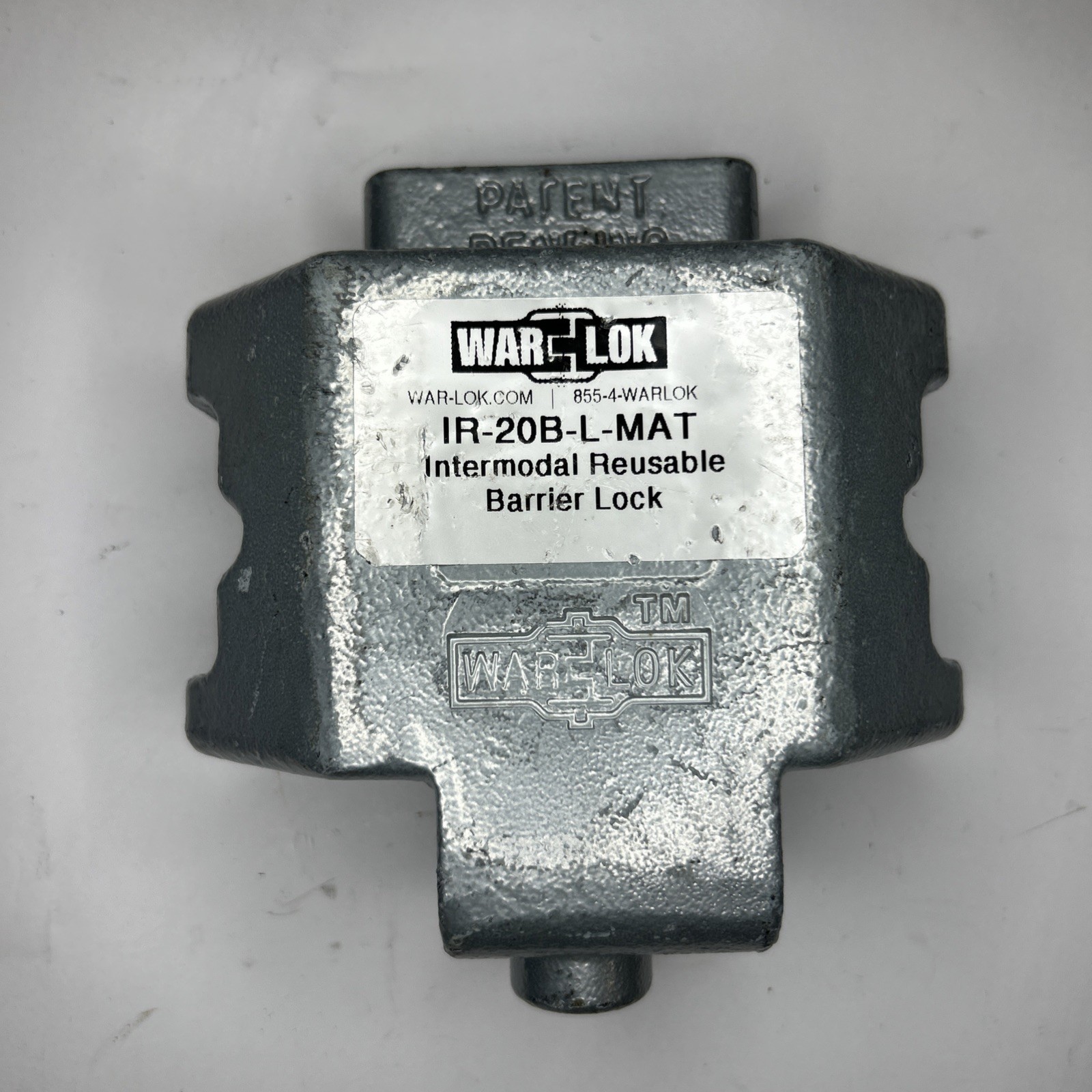 WAR-LOK IR-20B-L-MAT Intermodal Barrier Shipping Container Lock No Key