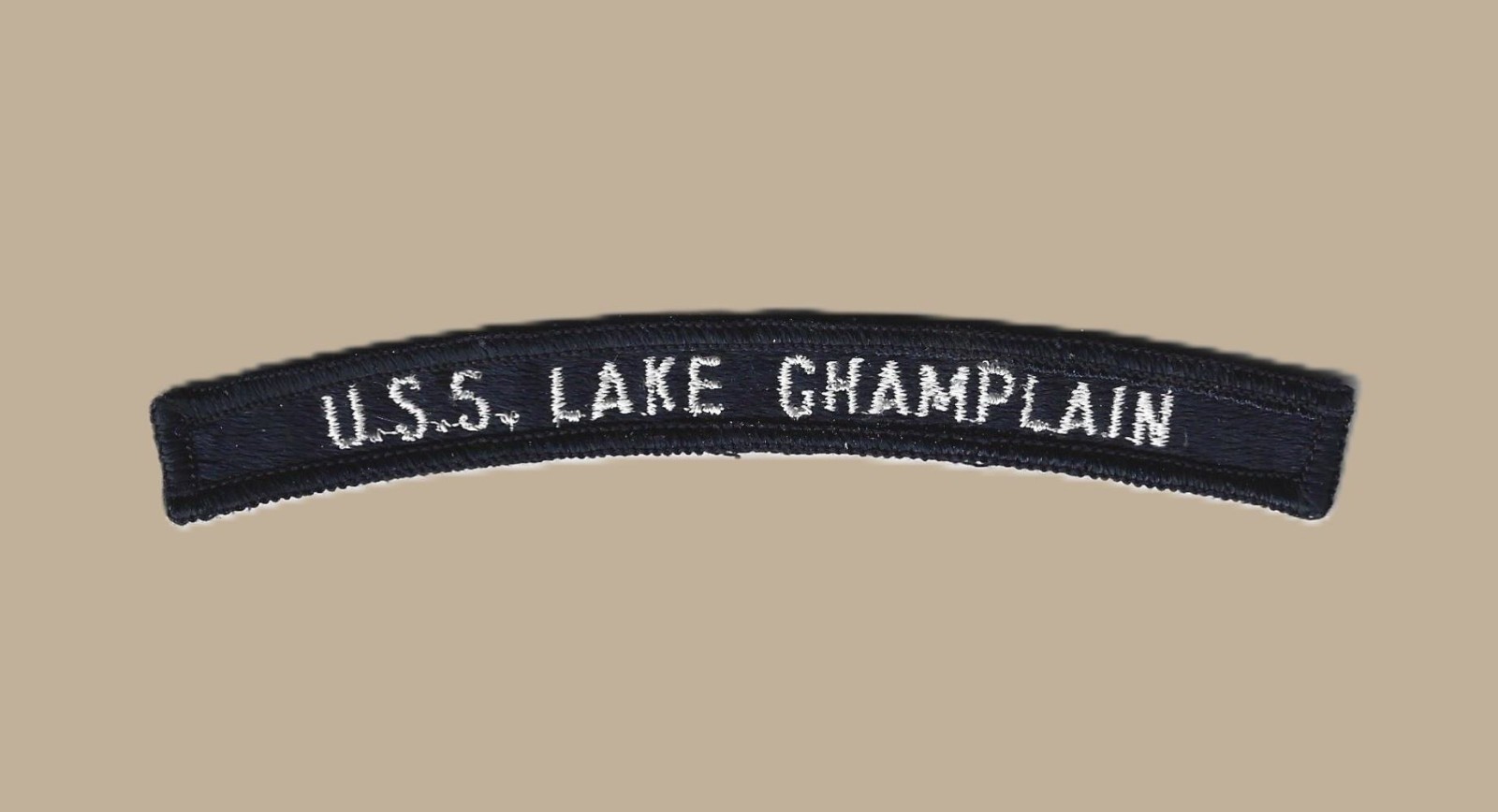 US Navy CG-57 USS Lake Champlain Guided Missile Cruiser UIM Rocker Tab (01)