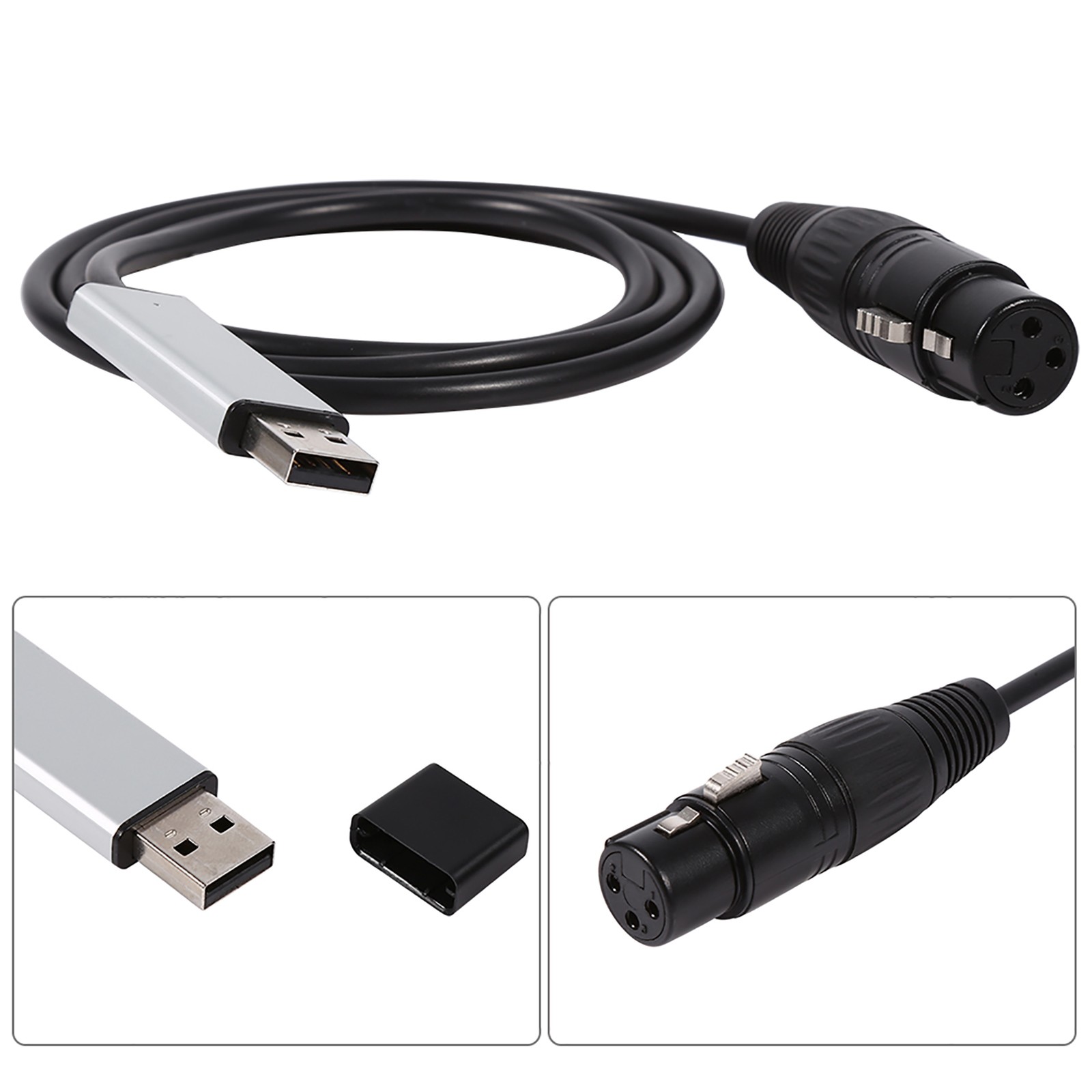 Mini USB To DMX Interface Adapter Controller DMX512 Computer Stage Lighting