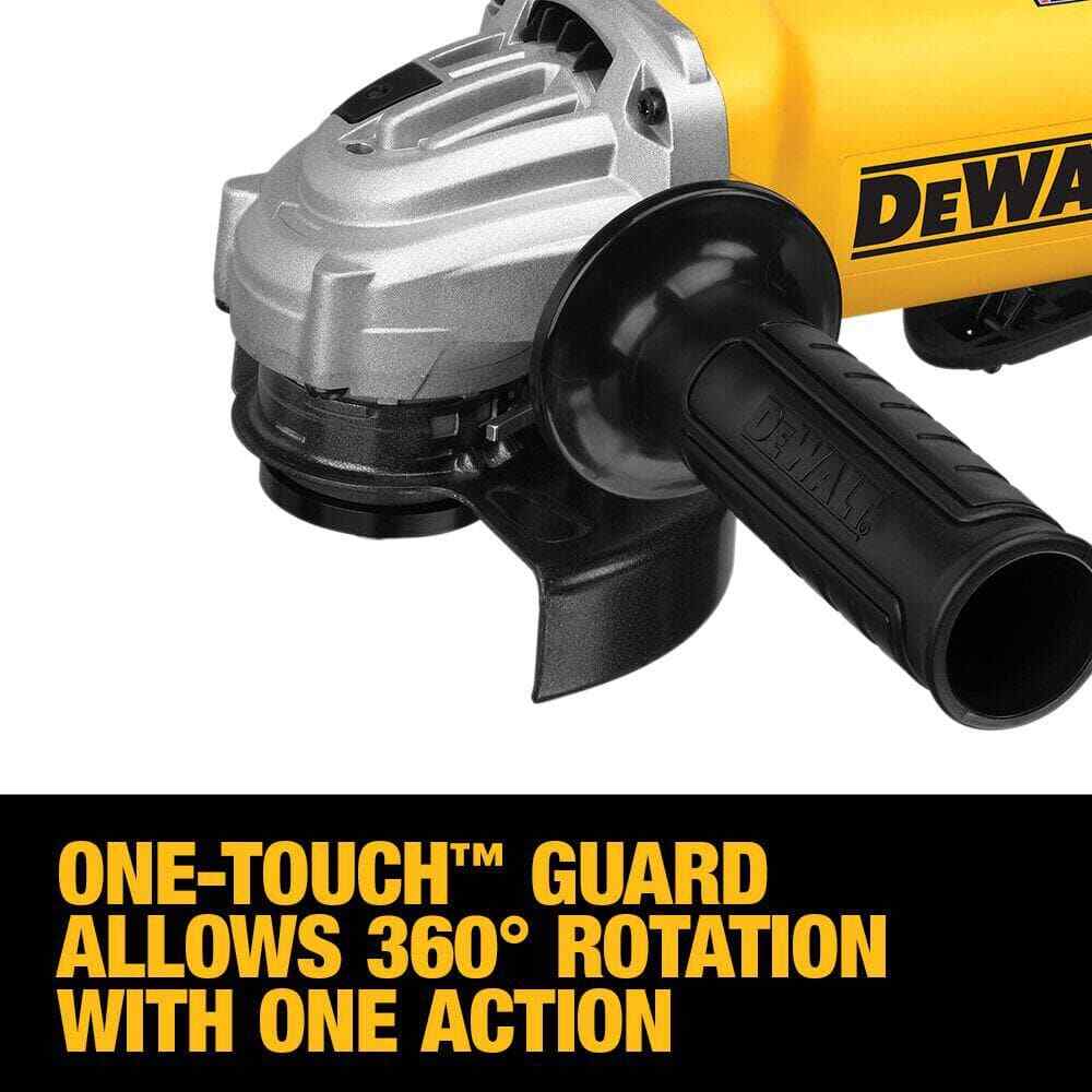 DEWALT 11 Amp Corded 4.5 in. Small Angle Grinder