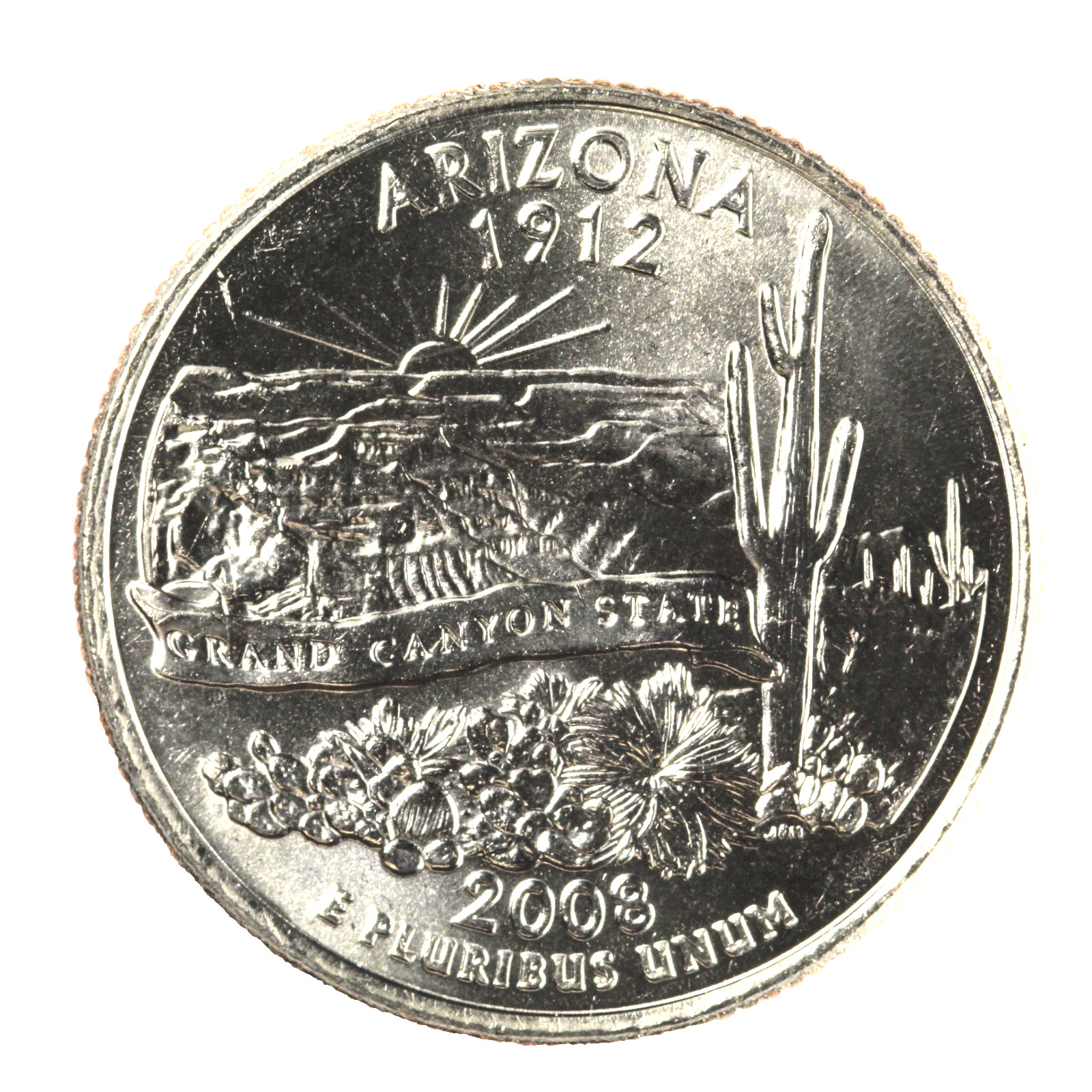 ARIZONA 2008D Washington State Quarter Uncirculated Clad 25c
